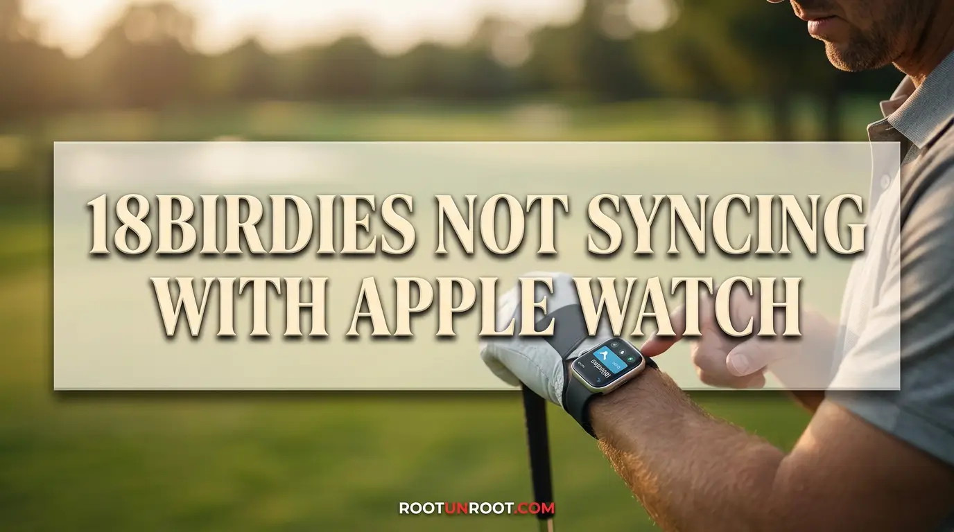 18Birdies Not Syncing With Apple Watch-FI