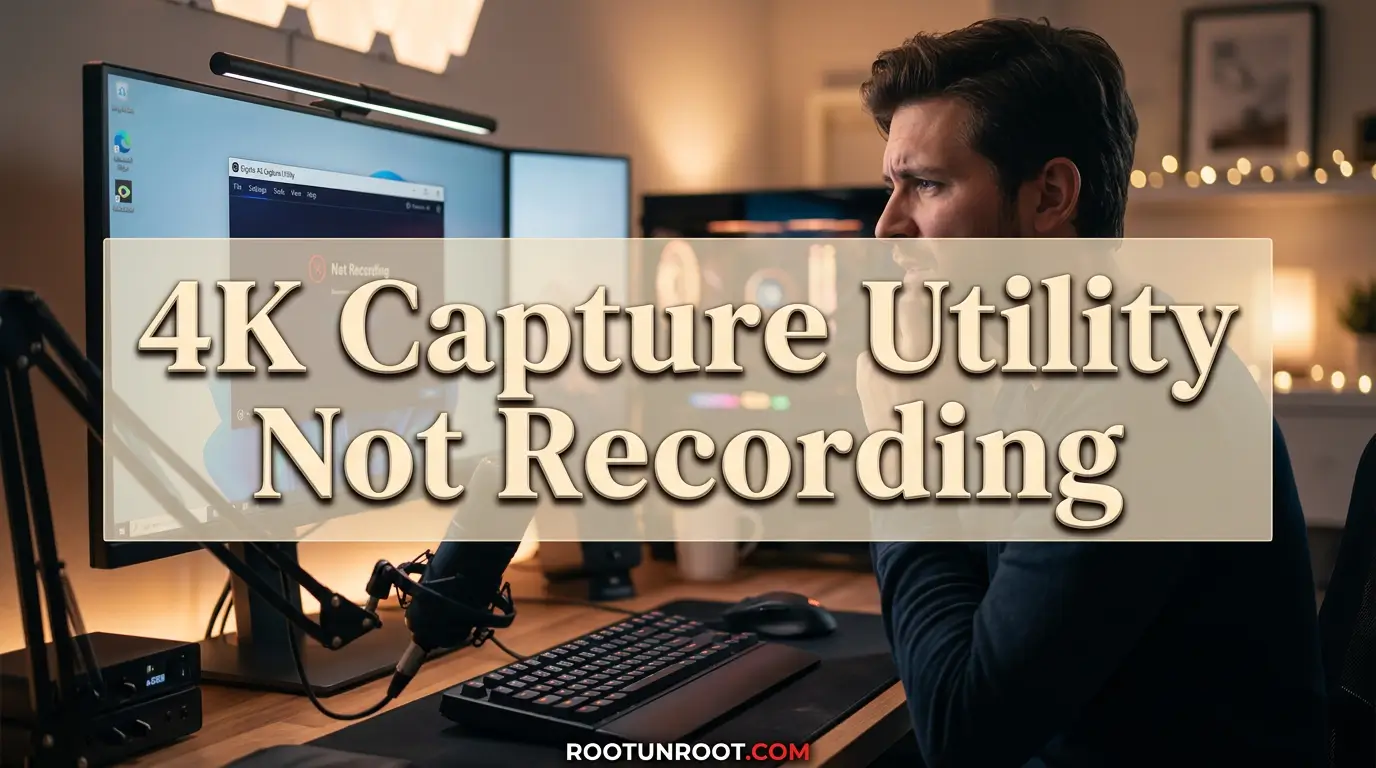 4K Capture Utility Not Recording-FI