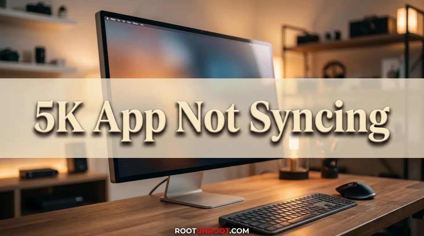 5K App Not Syncing-FI