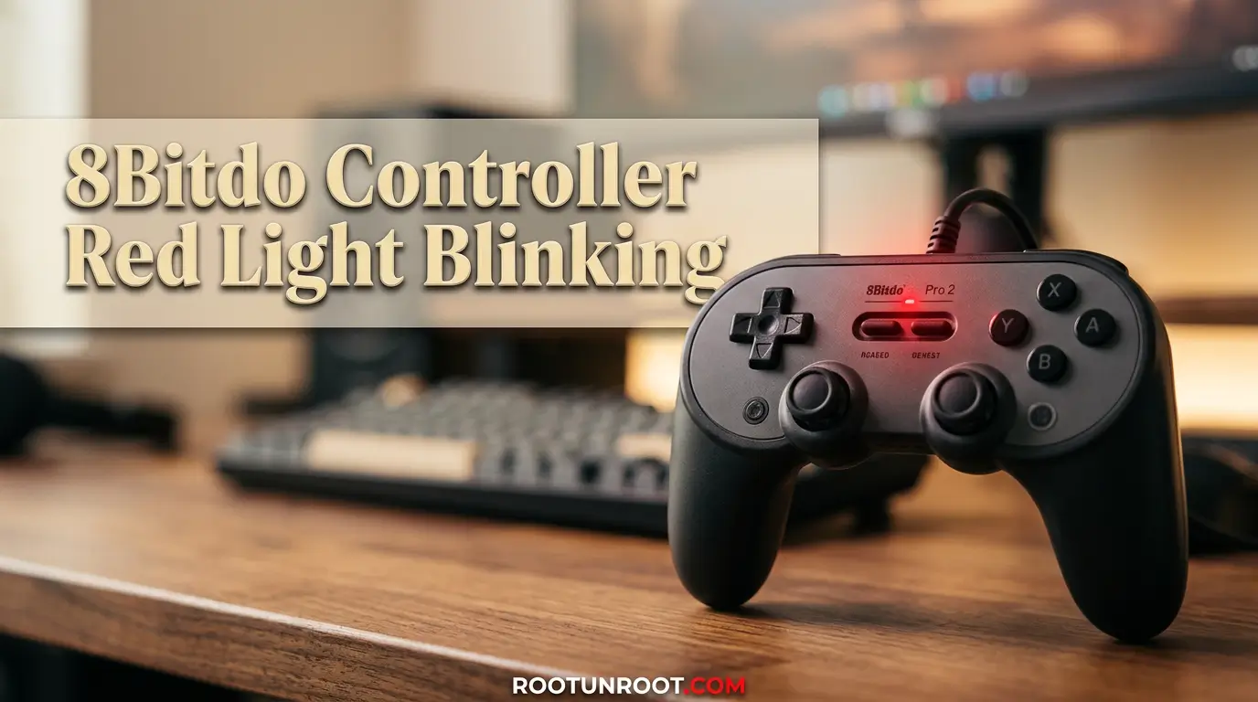 8Bitdo Controller Red Light Blinking-FI