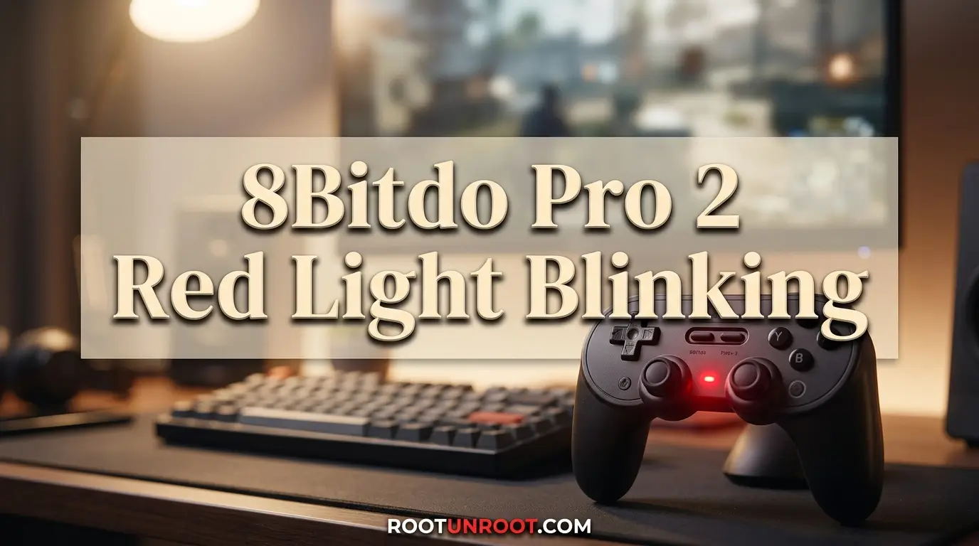 8Bitdo Pro 2 Red Light Blinking-FI