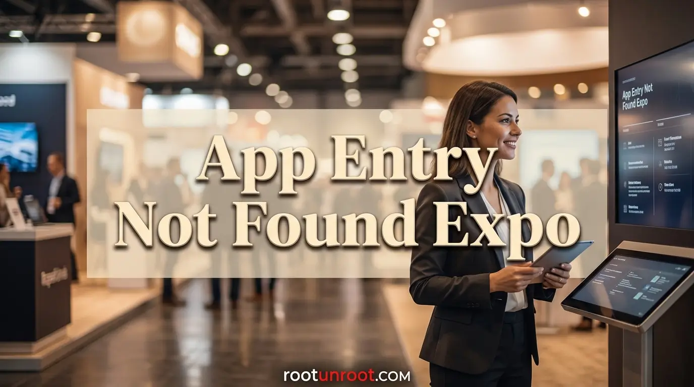 App Entry Not Found Expo-FI