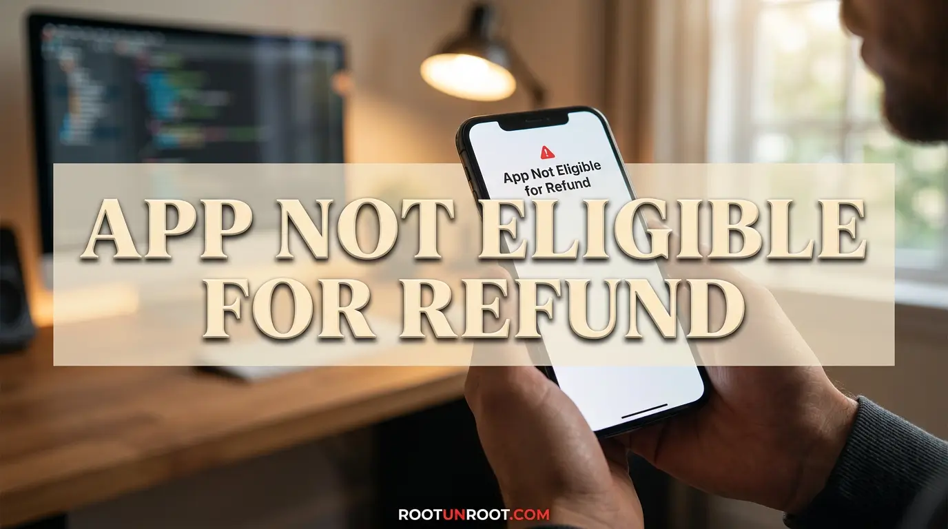 App Not Eligible for Refund-FI