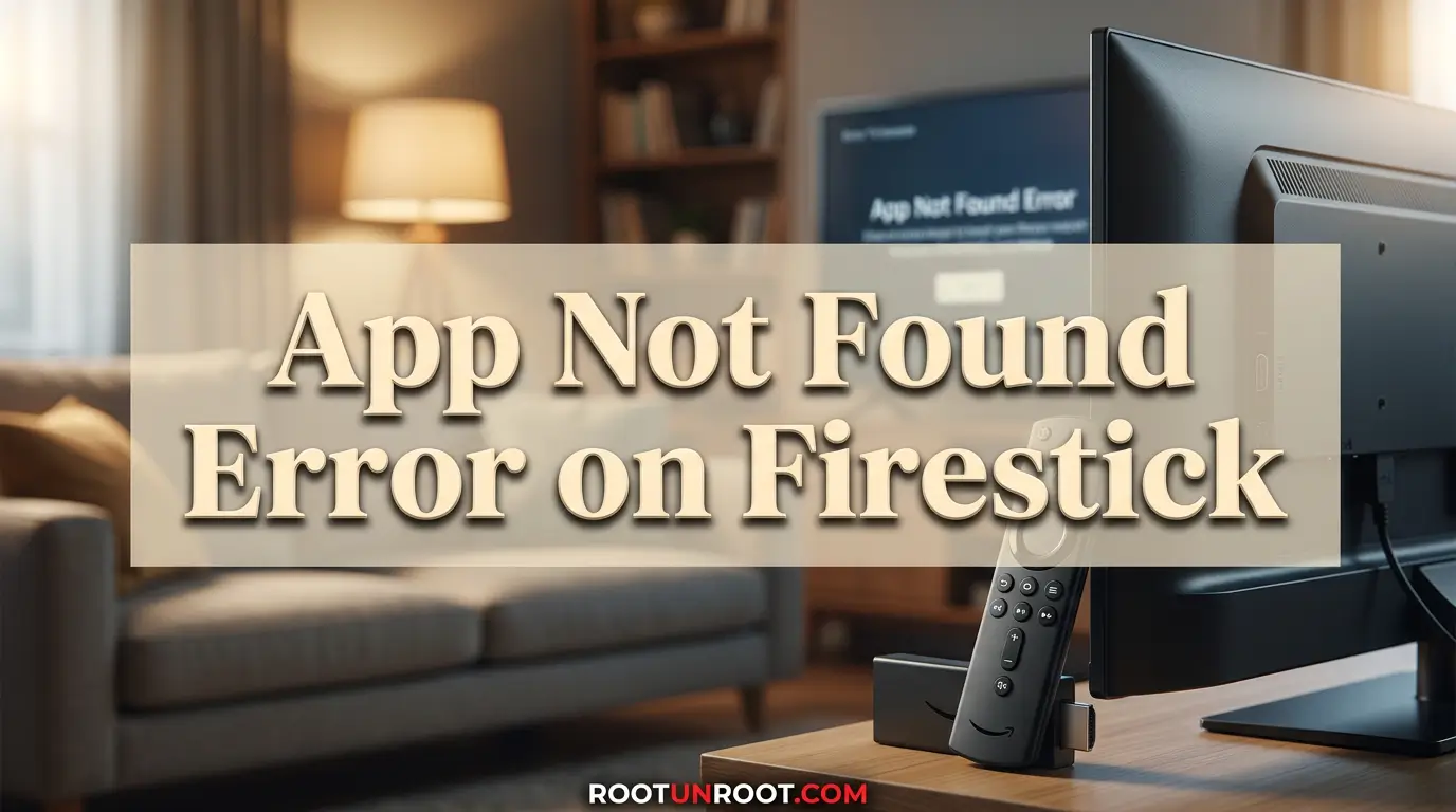 App Not Found Error on Firestick-FI
