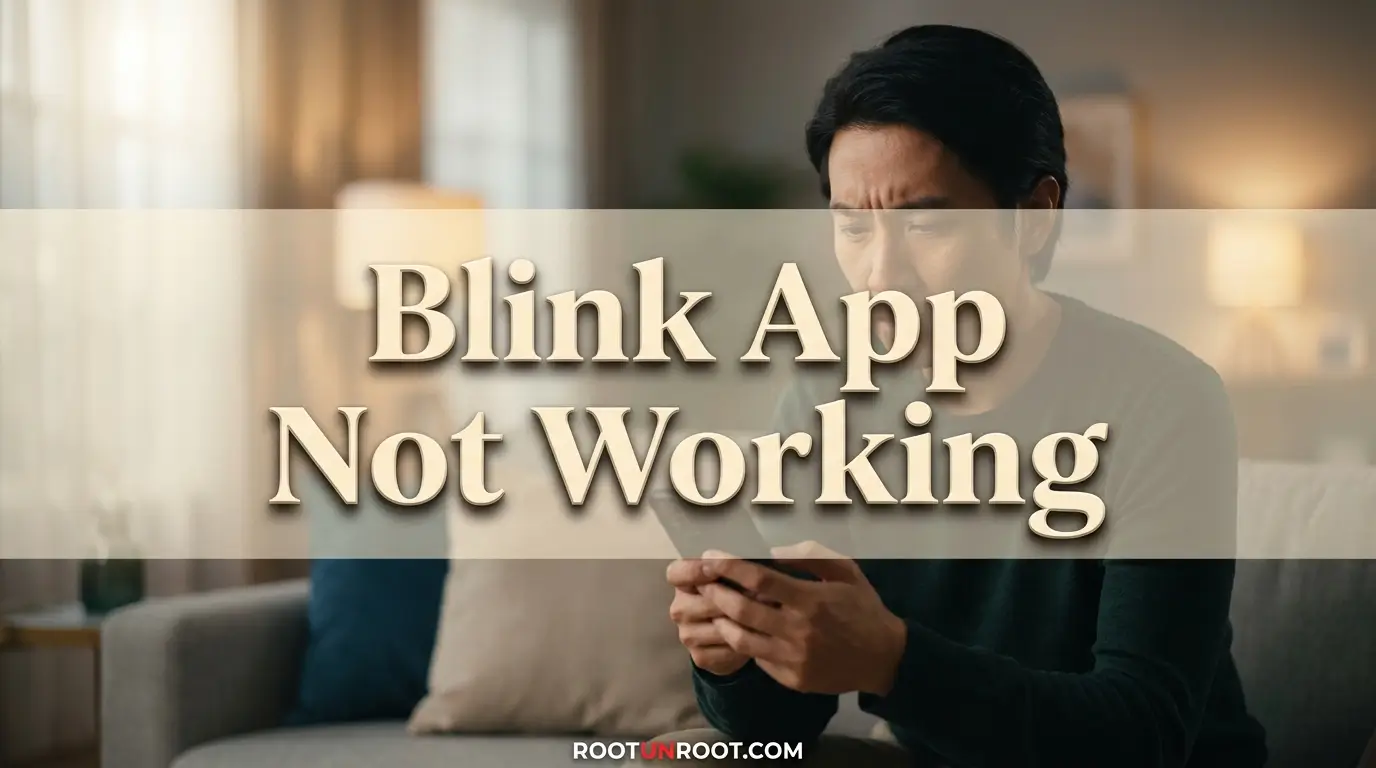 Blink App Not Working-FI