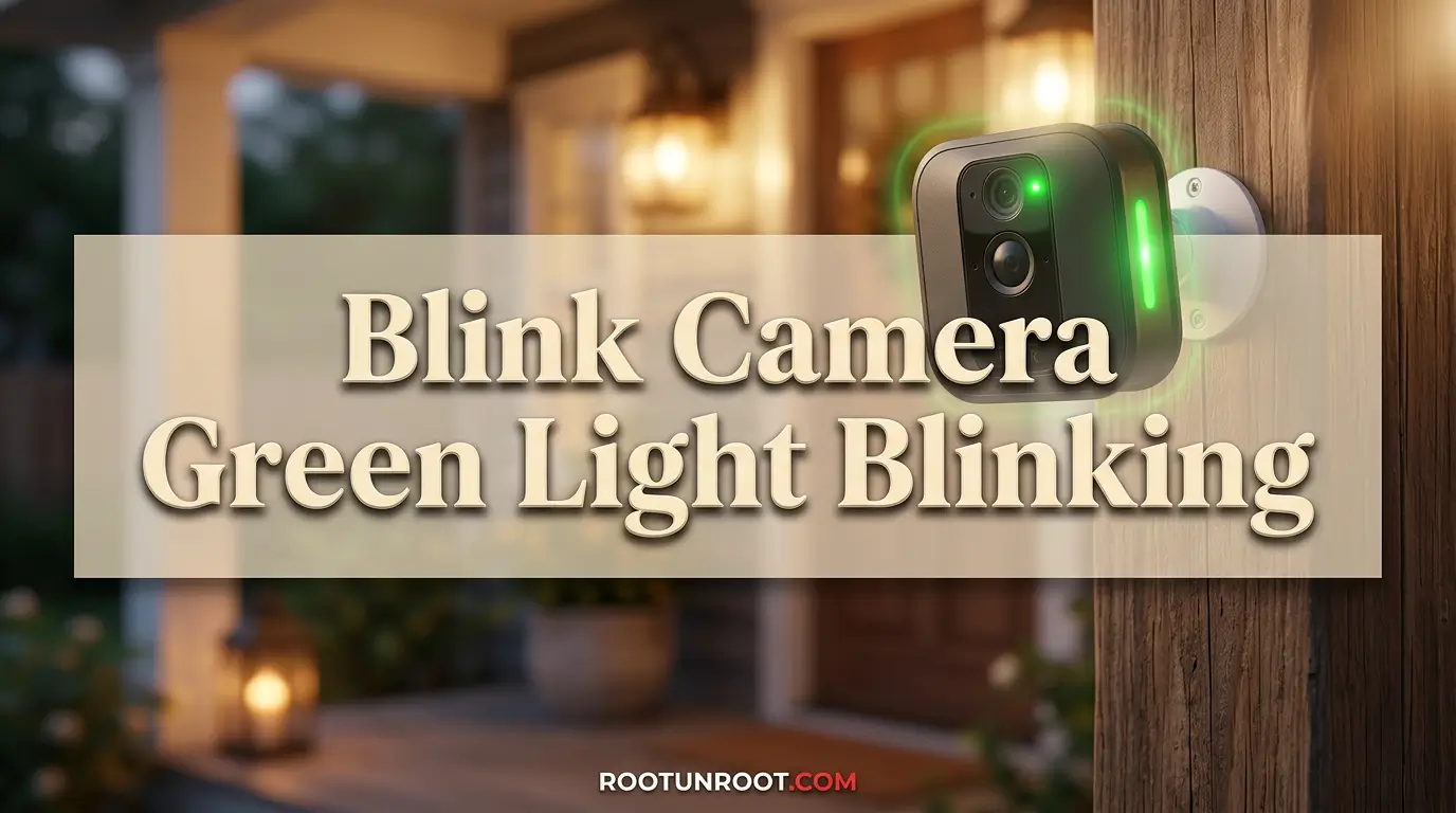 Blink Camera Green Light Blinking-FI