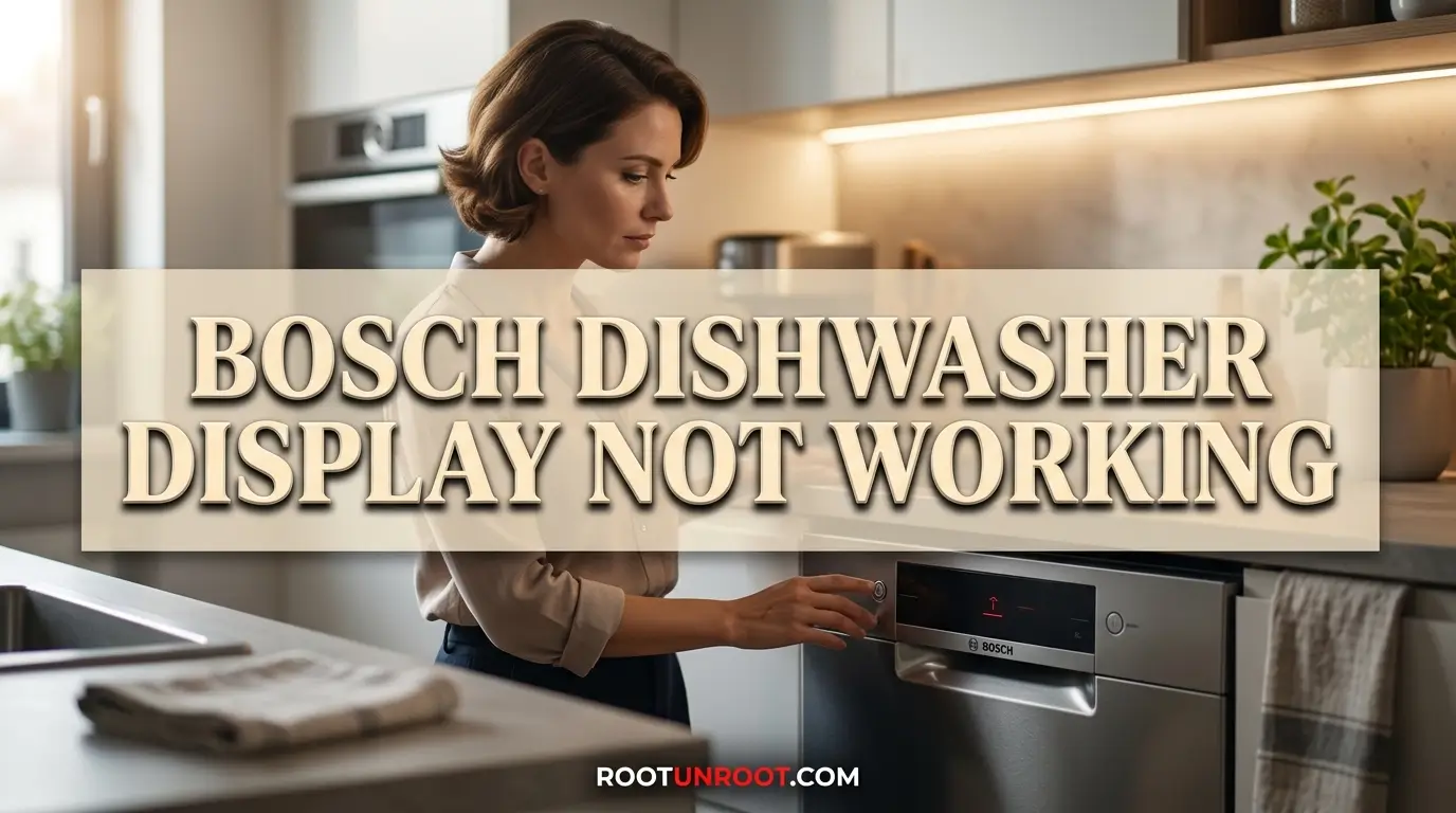 Bosch Dishwasher Display Not Working-FI