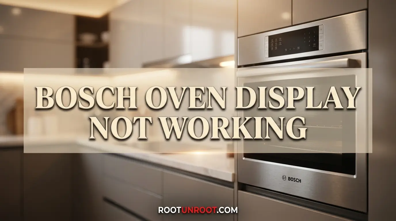 Bosch Oven Display Not Working-FI
