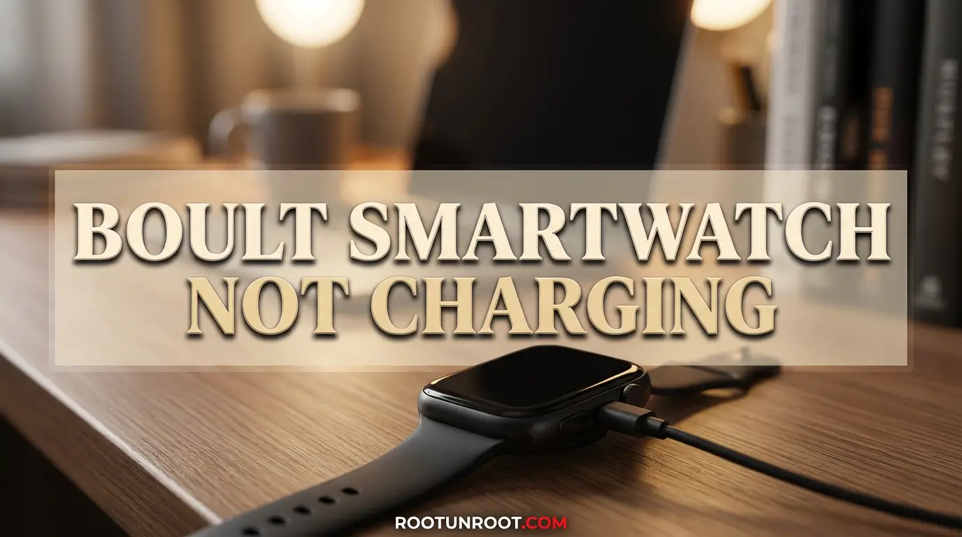 Boult Smartwatch Not Charging-FI