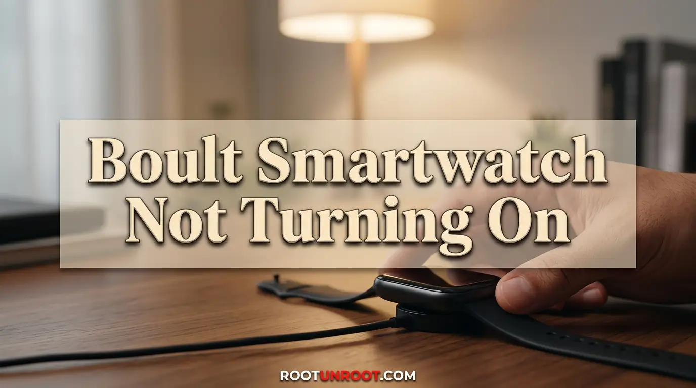 Boult Smartwatch Not Turning On-FI