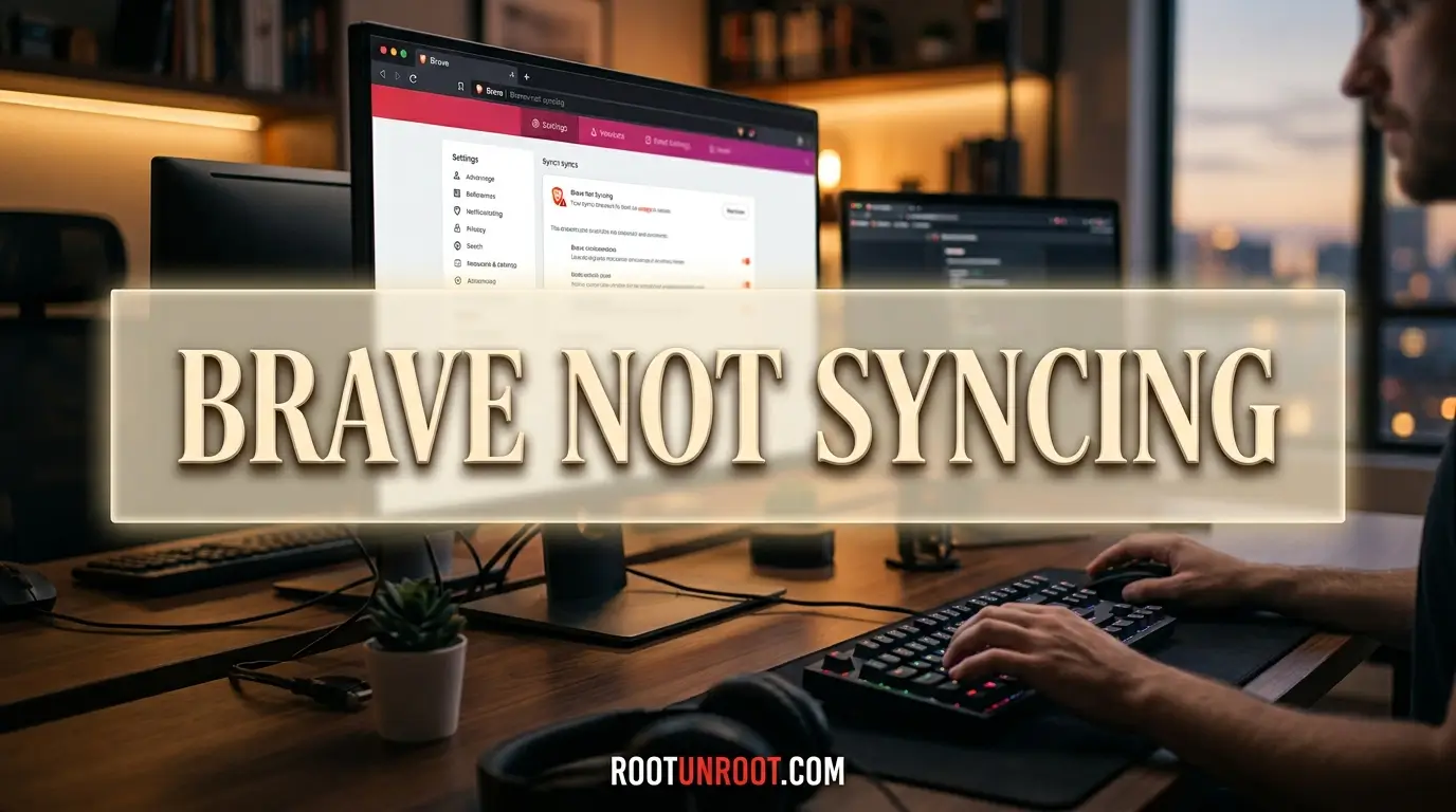 Brave Not Syncing-FI