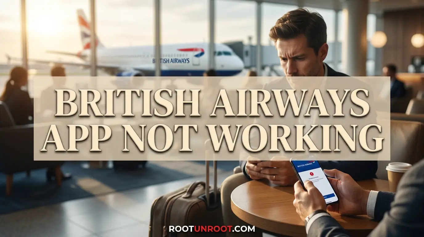 British Airways App Not Working-FI