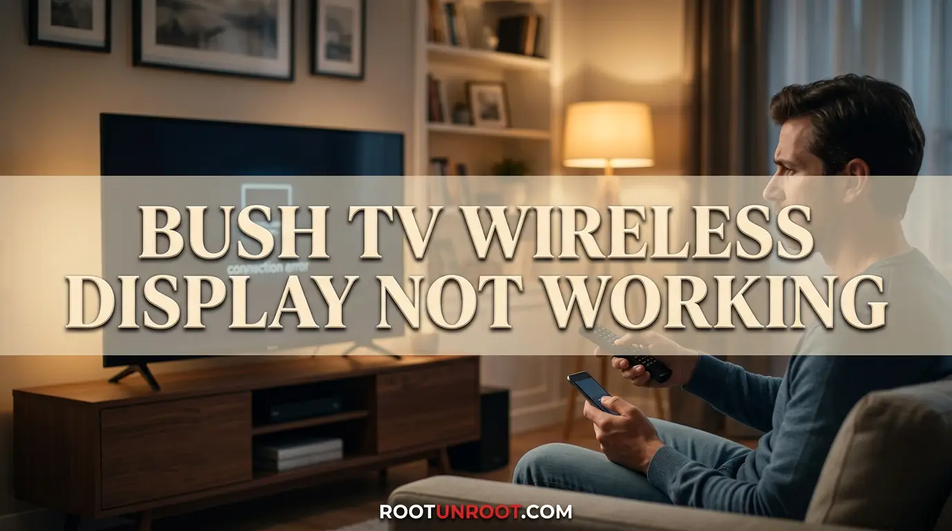 Bush Tv Wireless Display Not Working-FI