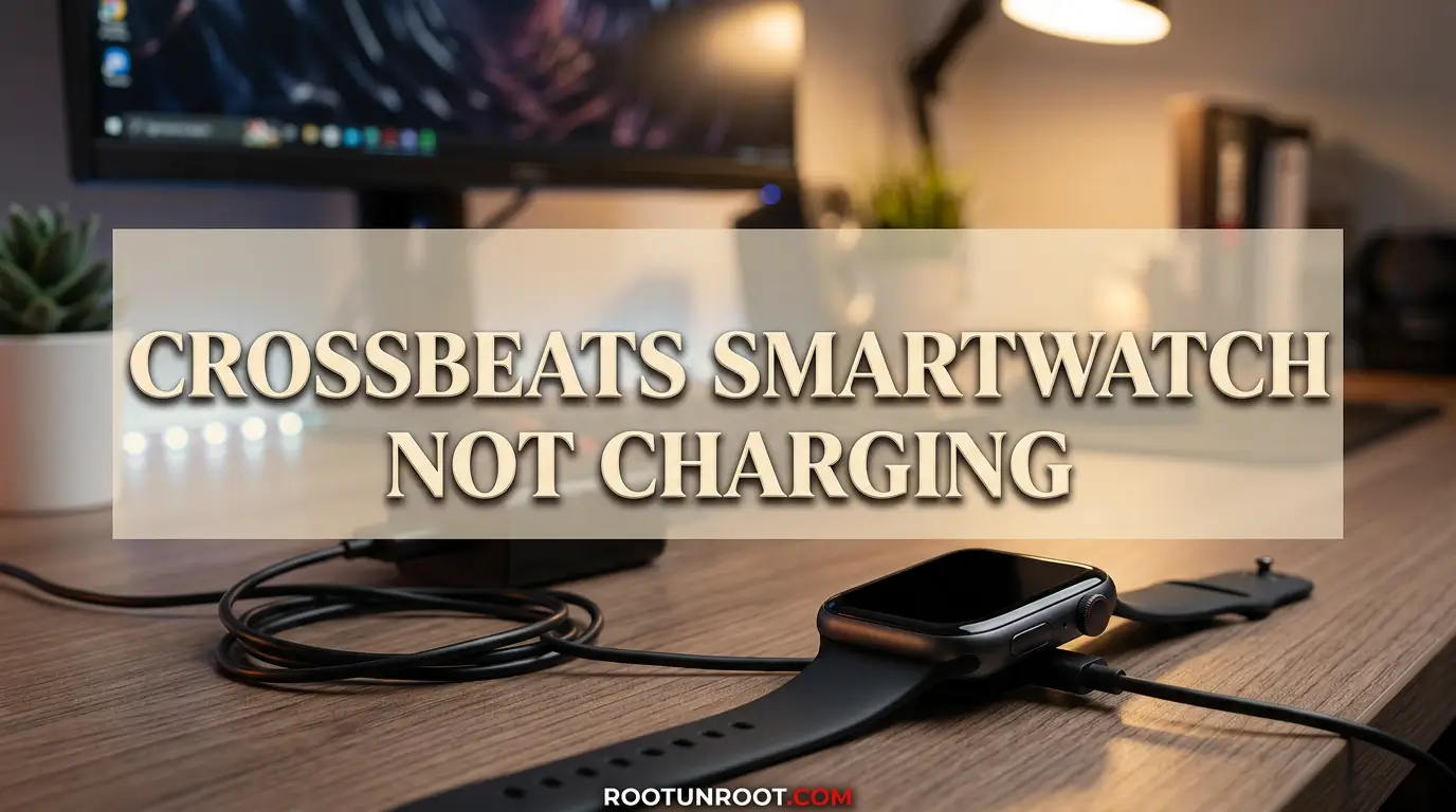 Crossbeats Smartwatch Not Charging-FI