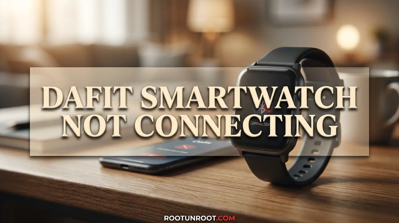 Dafit Smartwatch Not Connecting-FI