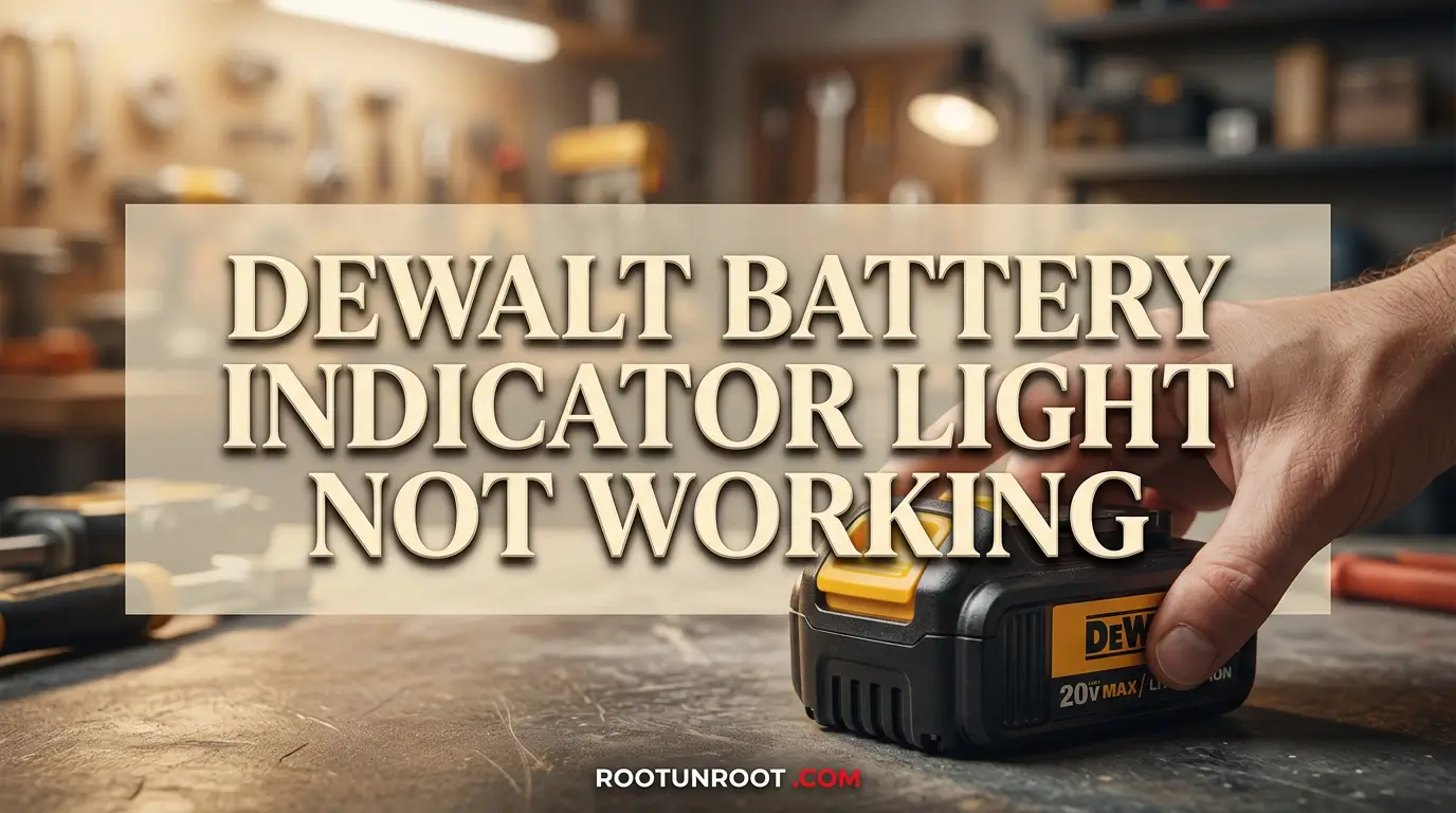 Dewalt Battery Indicator Light Not Working-FI