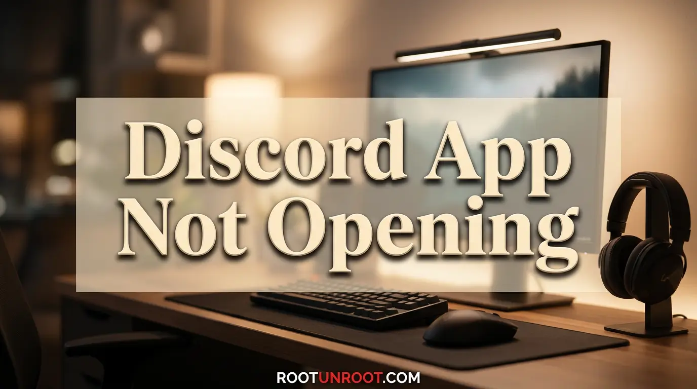 Discord App Not Opening-FI
