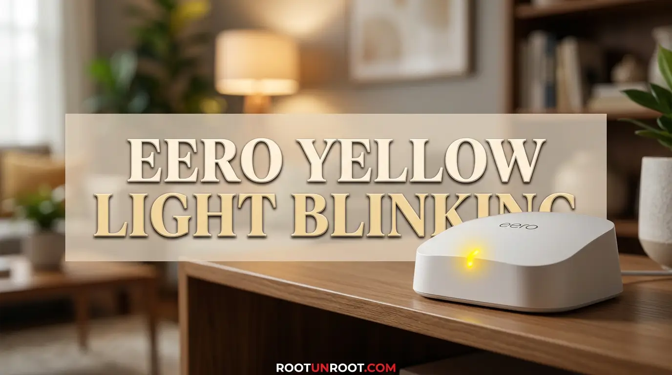 Eero Yellow Light Blinking-FI