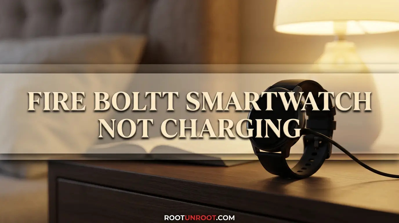 Fire Boltt Smartwatch Not Charging-FI