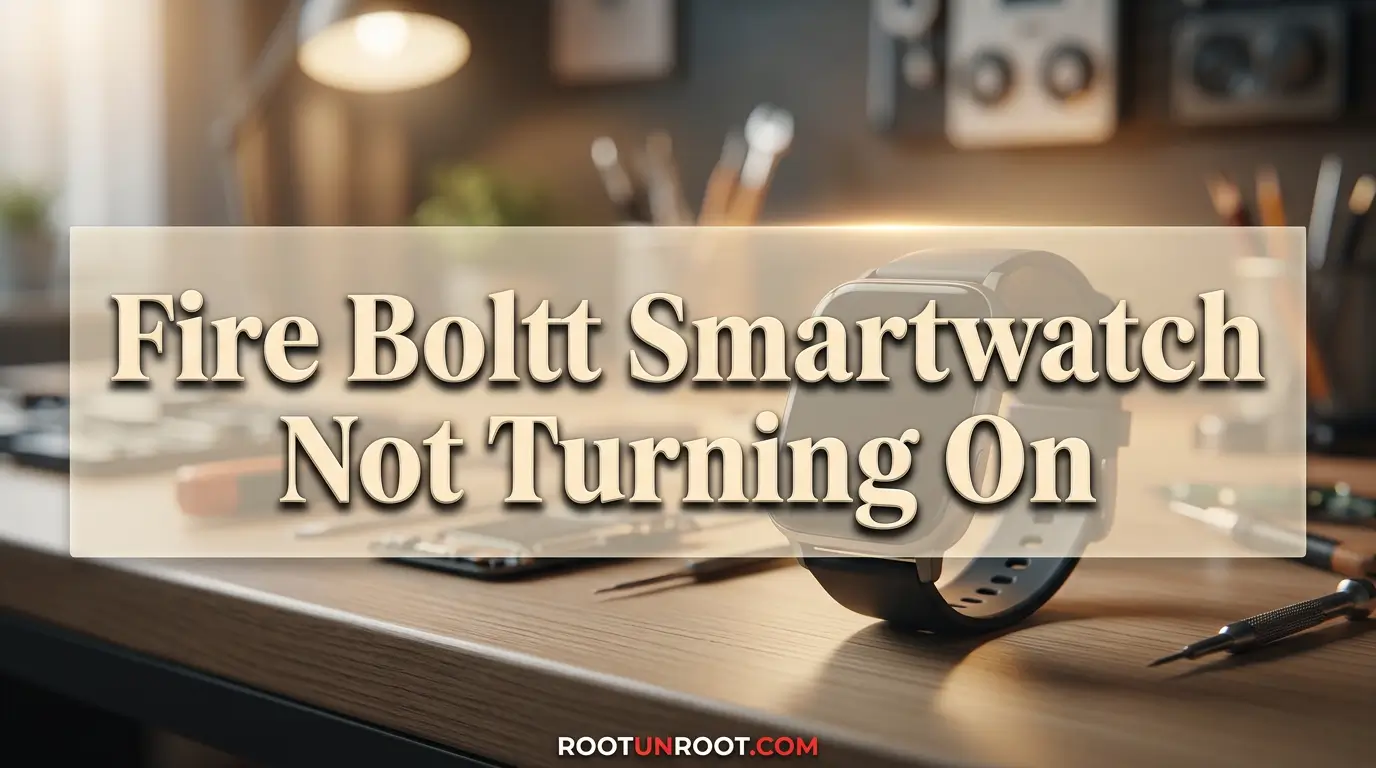 Fire Boltt Smartwatch Not Turning On-FI