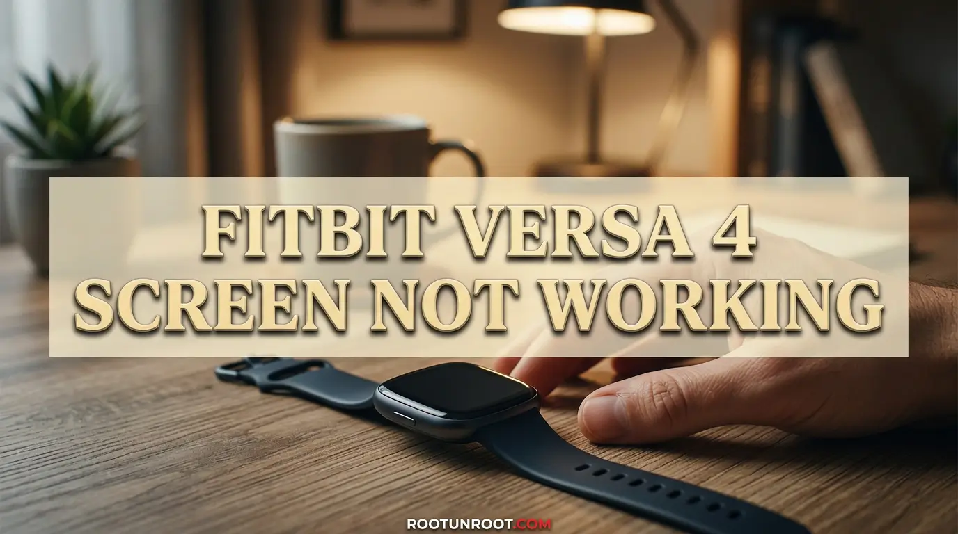 Fitbit Versa 4 Screen Not Working-FI