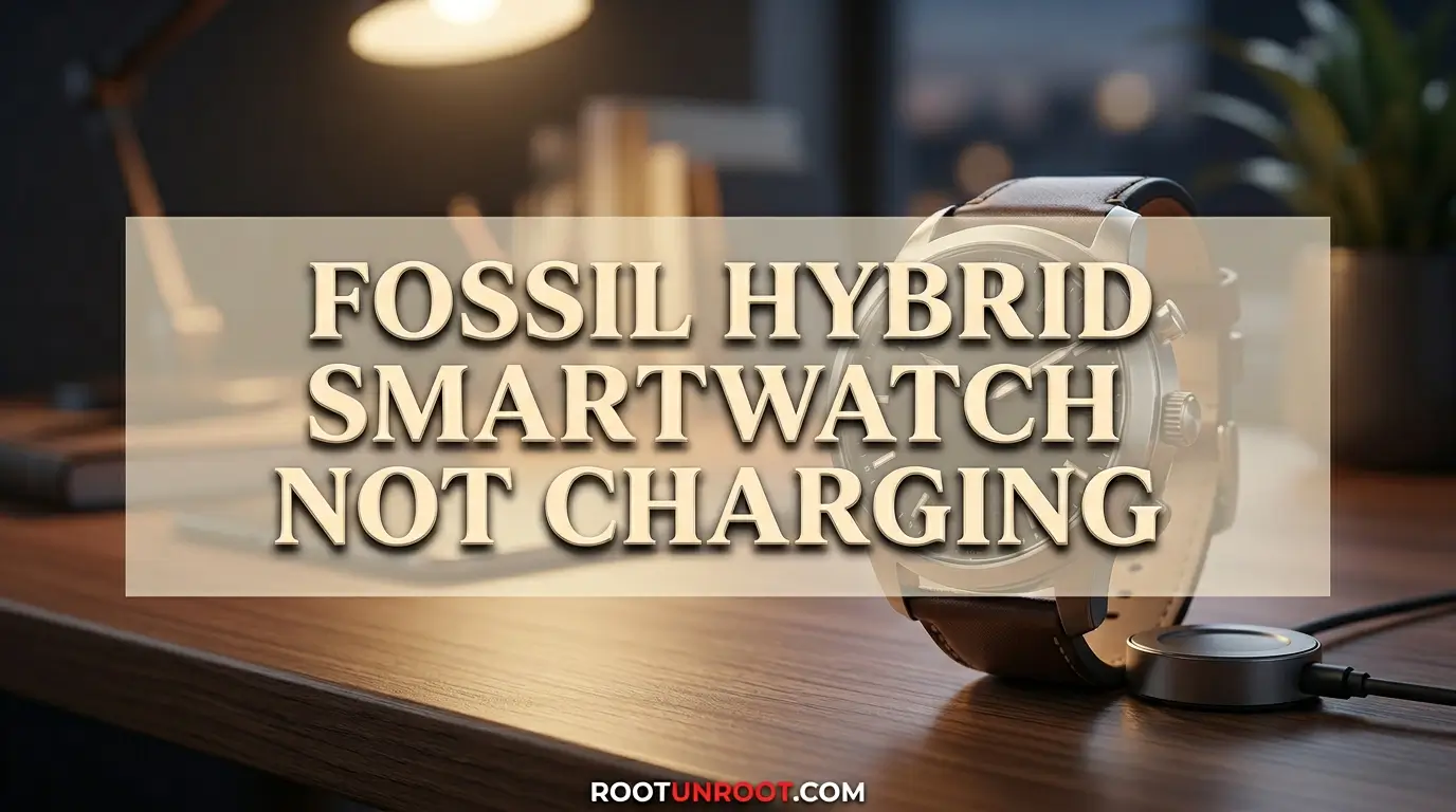 Fossil Hybrid Smartwatch Not Charging-FI