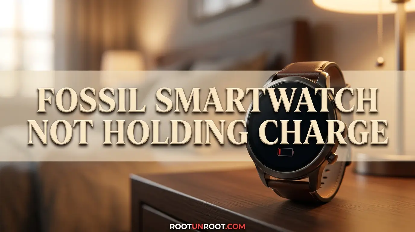 Fossil Smartwatch Not Holding Charge-FI