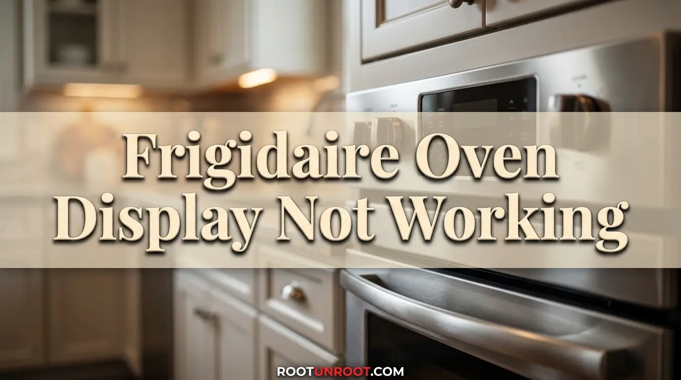 Frigidaire Oven Display Not Working-FI