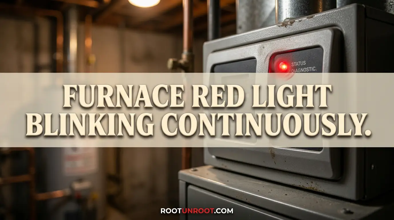 Furnace Red Light Blinking Continuously-FI