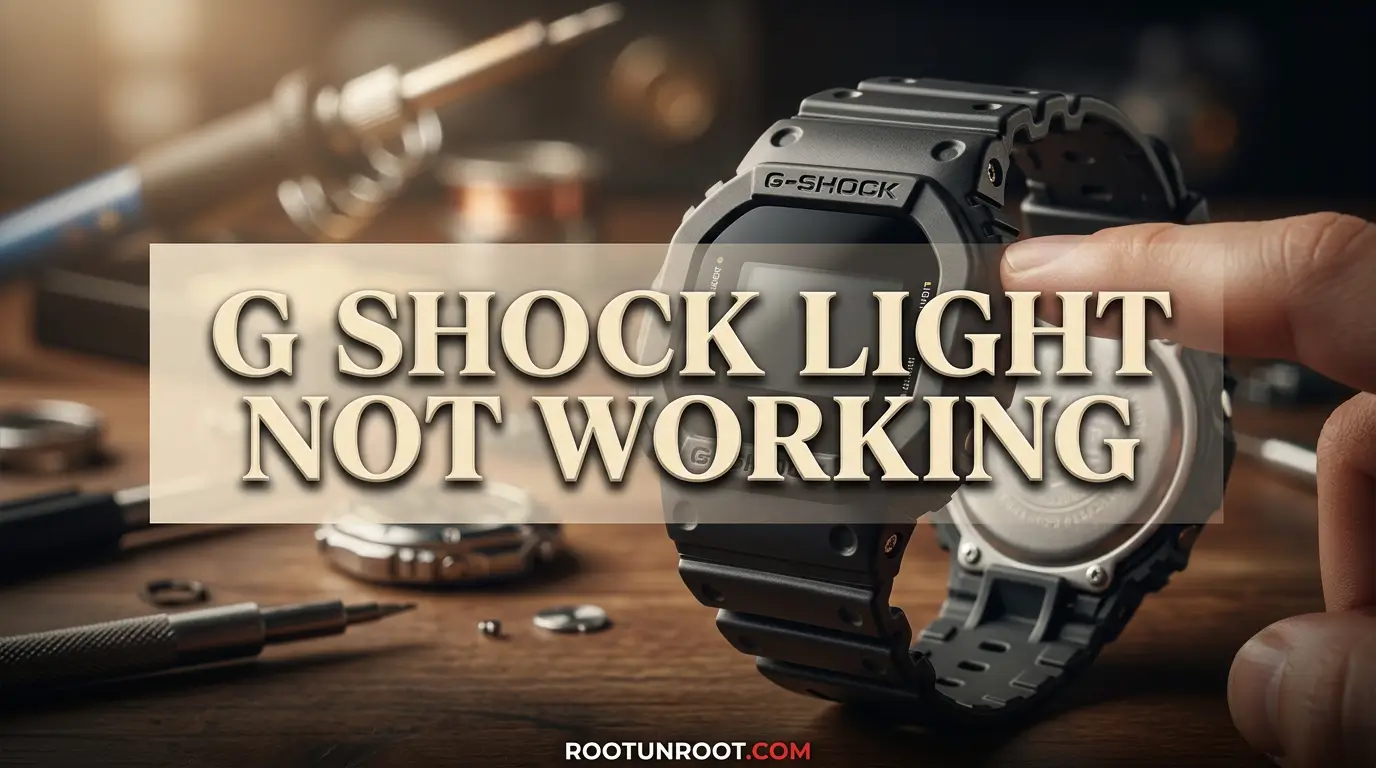 G Shock Light Not Working-FI
