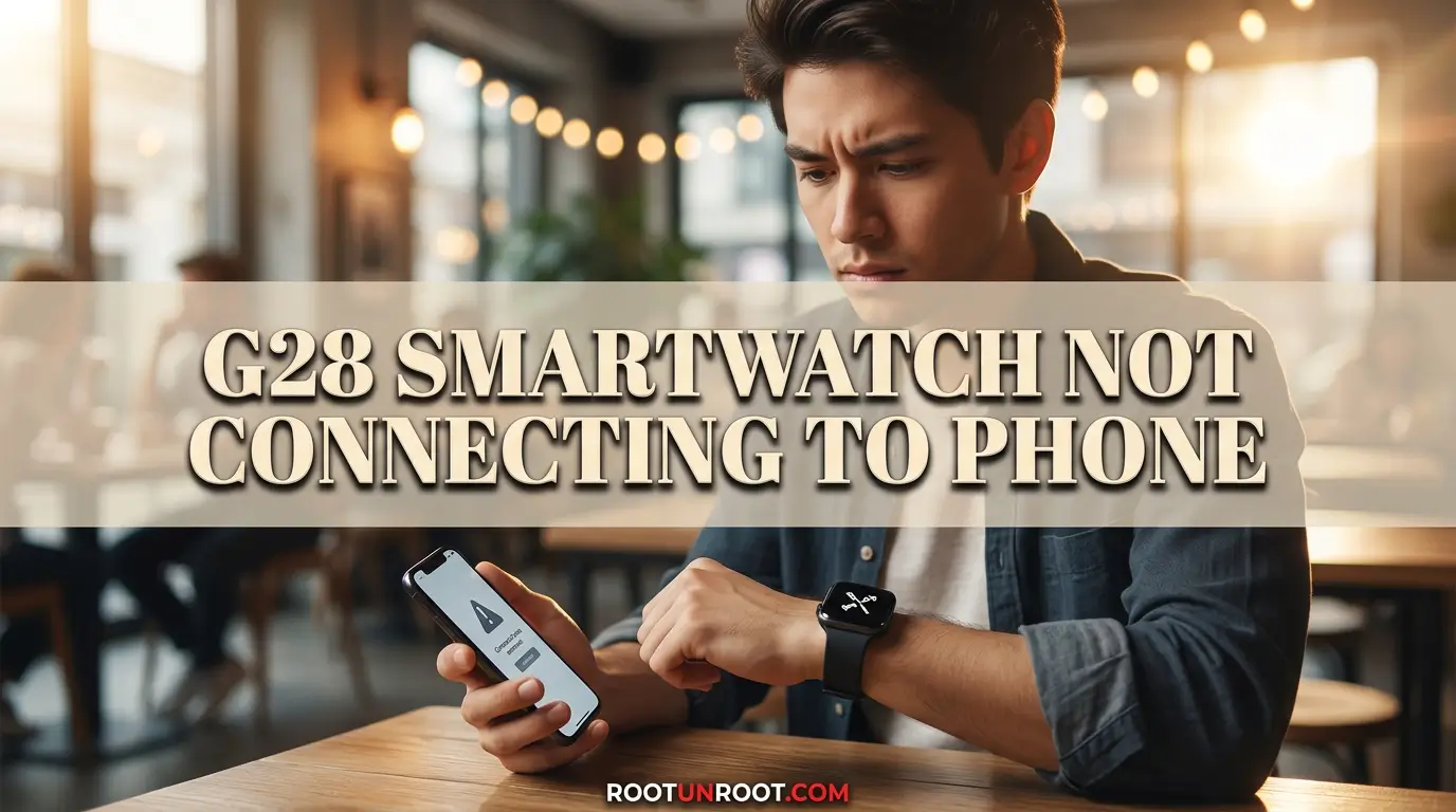 G28 Smartwatch Not Connecting to Phone-FI