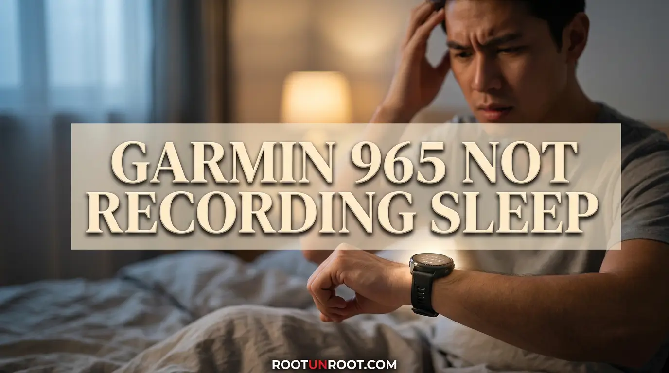 Garmin 965 Not Recording Sleep-FI