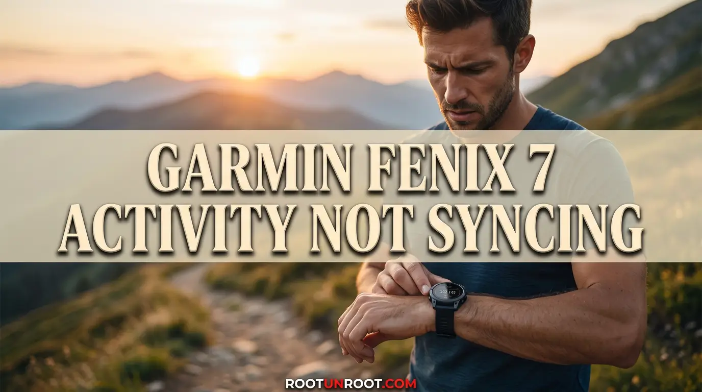 Garmin Fenix 7 Activity Not Syncing-FI