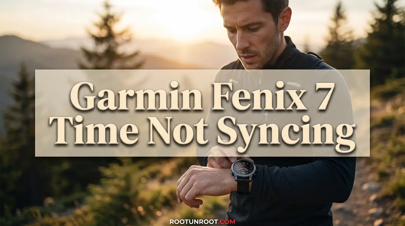 Garmin Fenix 7 Time Not Syncing-FI