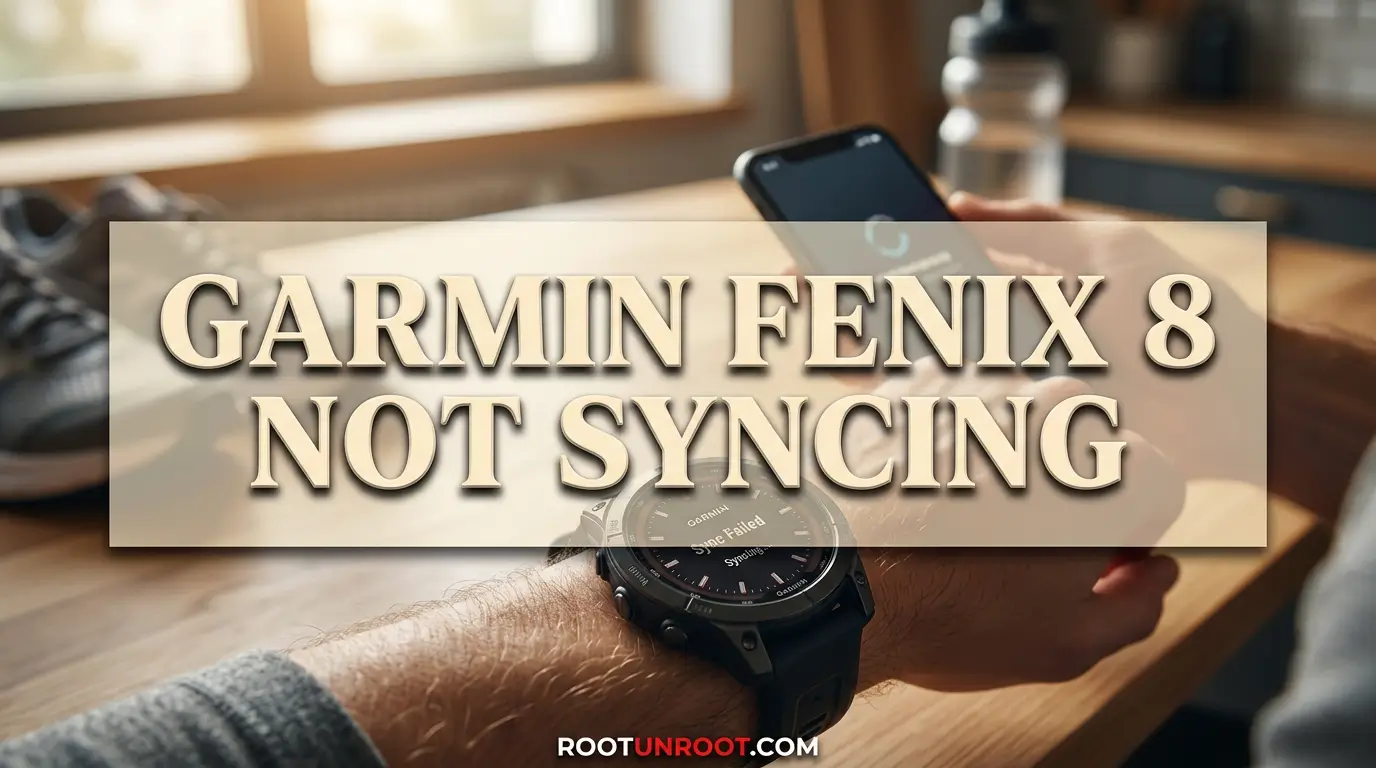 Garmin Fenix 8 Not Syncing-FI