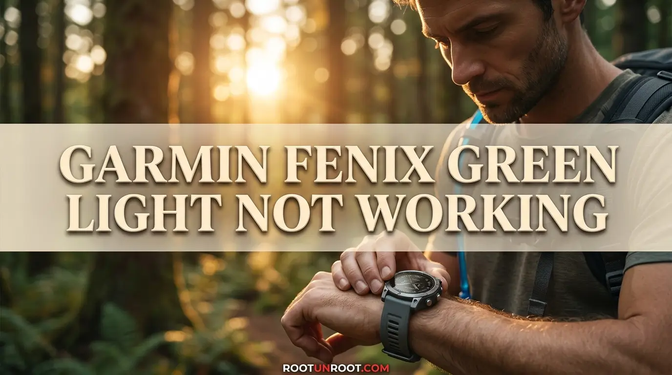 Garmin Fenix Green Light Not Working-FI