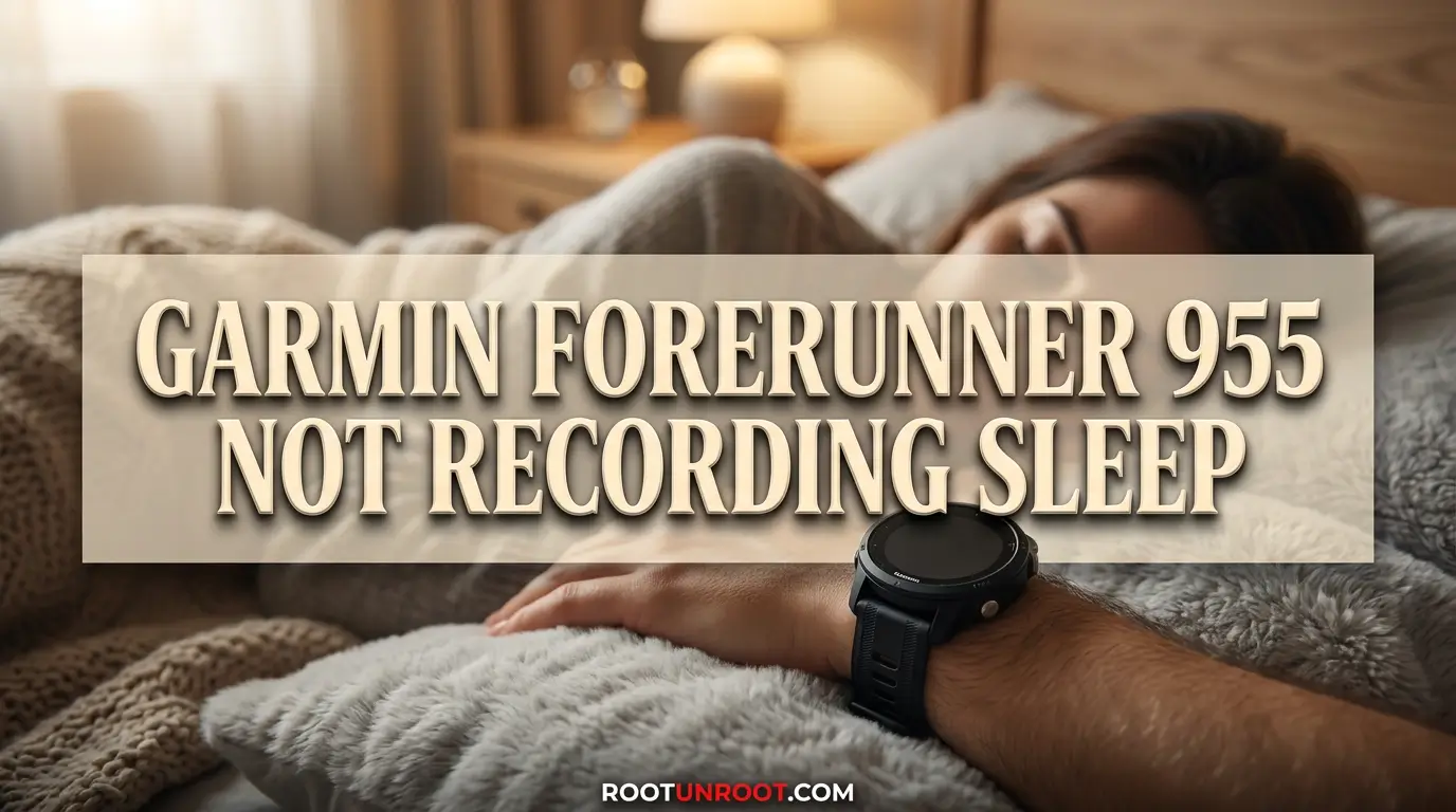 Garmin Forerunner 955 Not Recording Sleep-FI