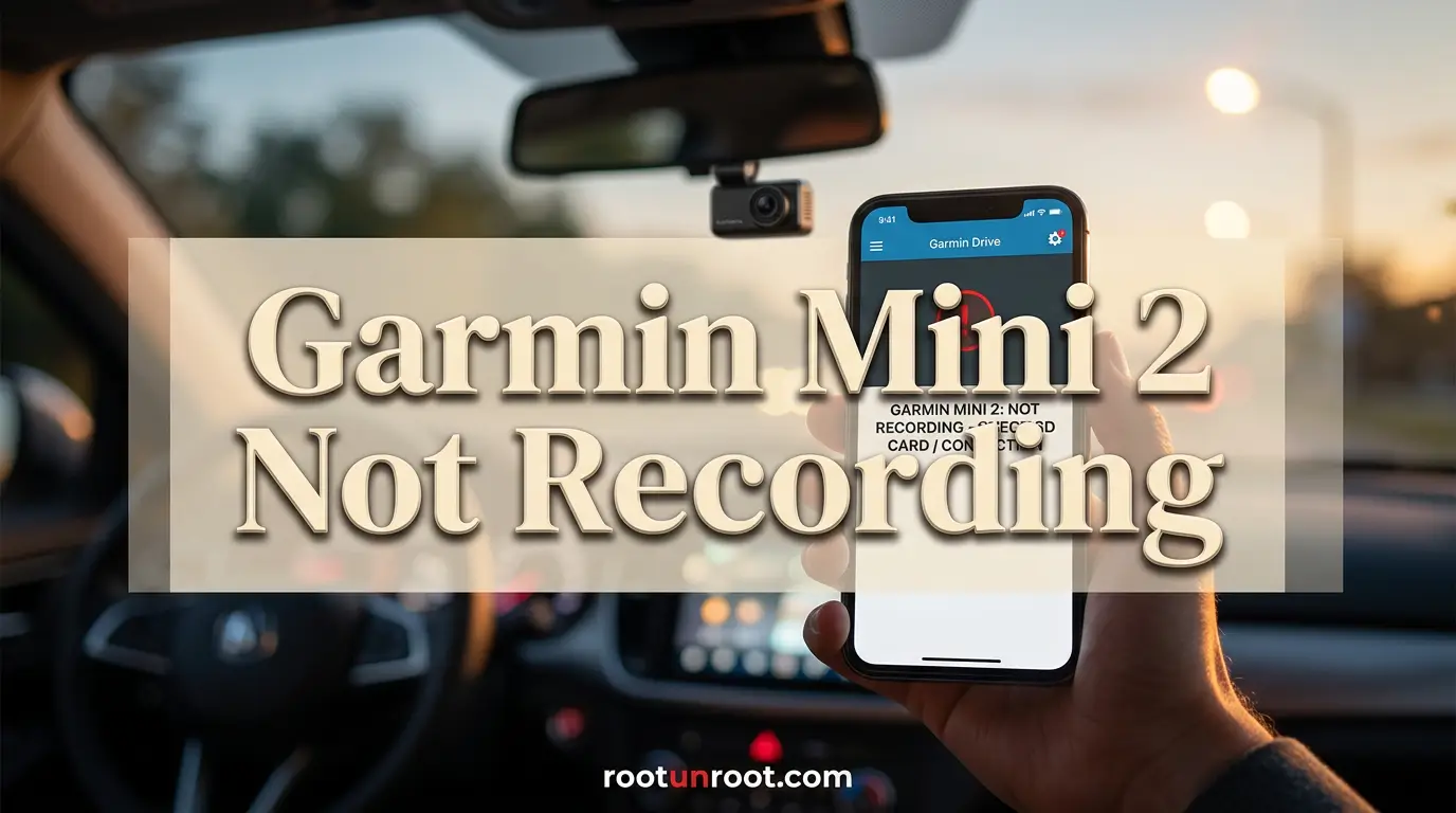 Garmin Mini 2 Not Recording-FI