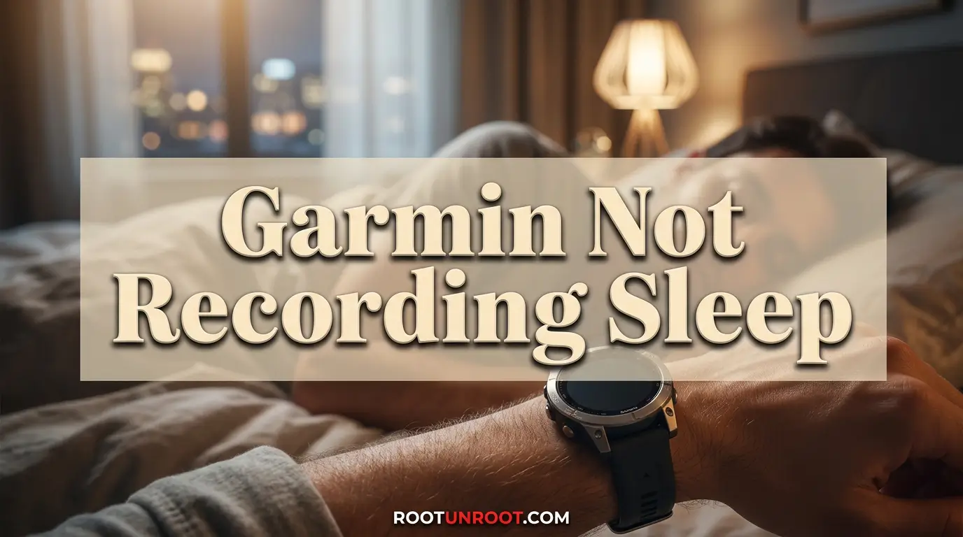 Garmin Not Recording Sleep-FI