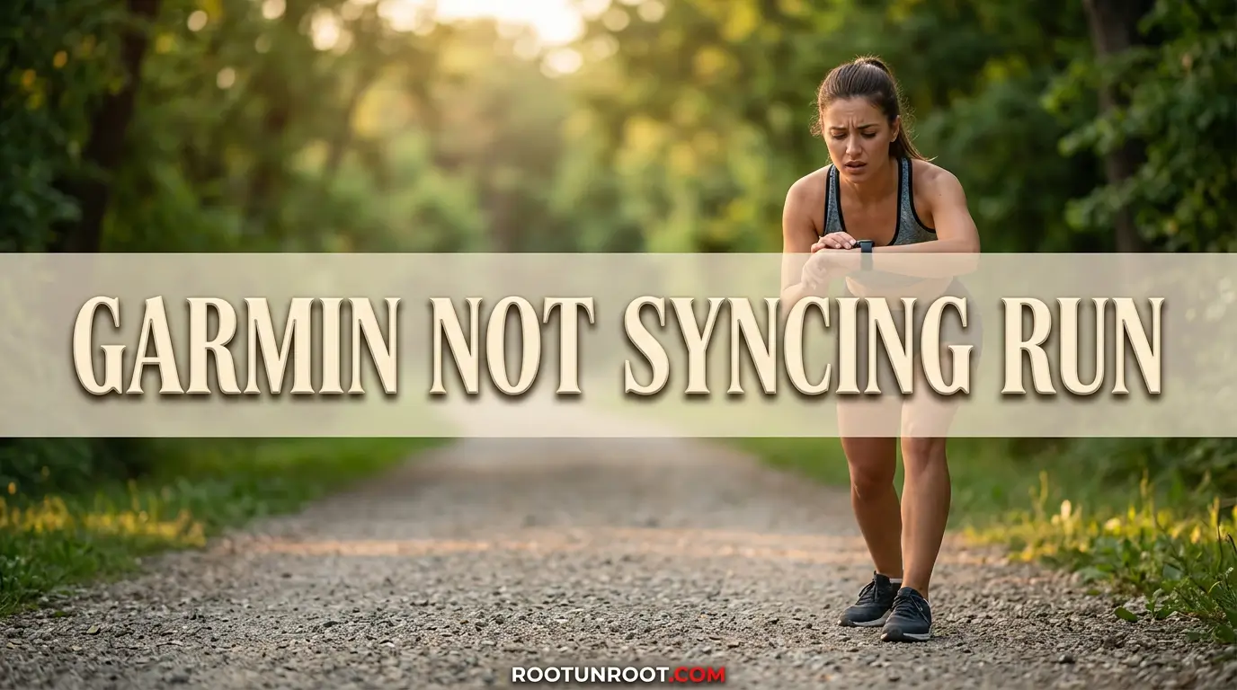 Garmin Not Syncing Run-FI