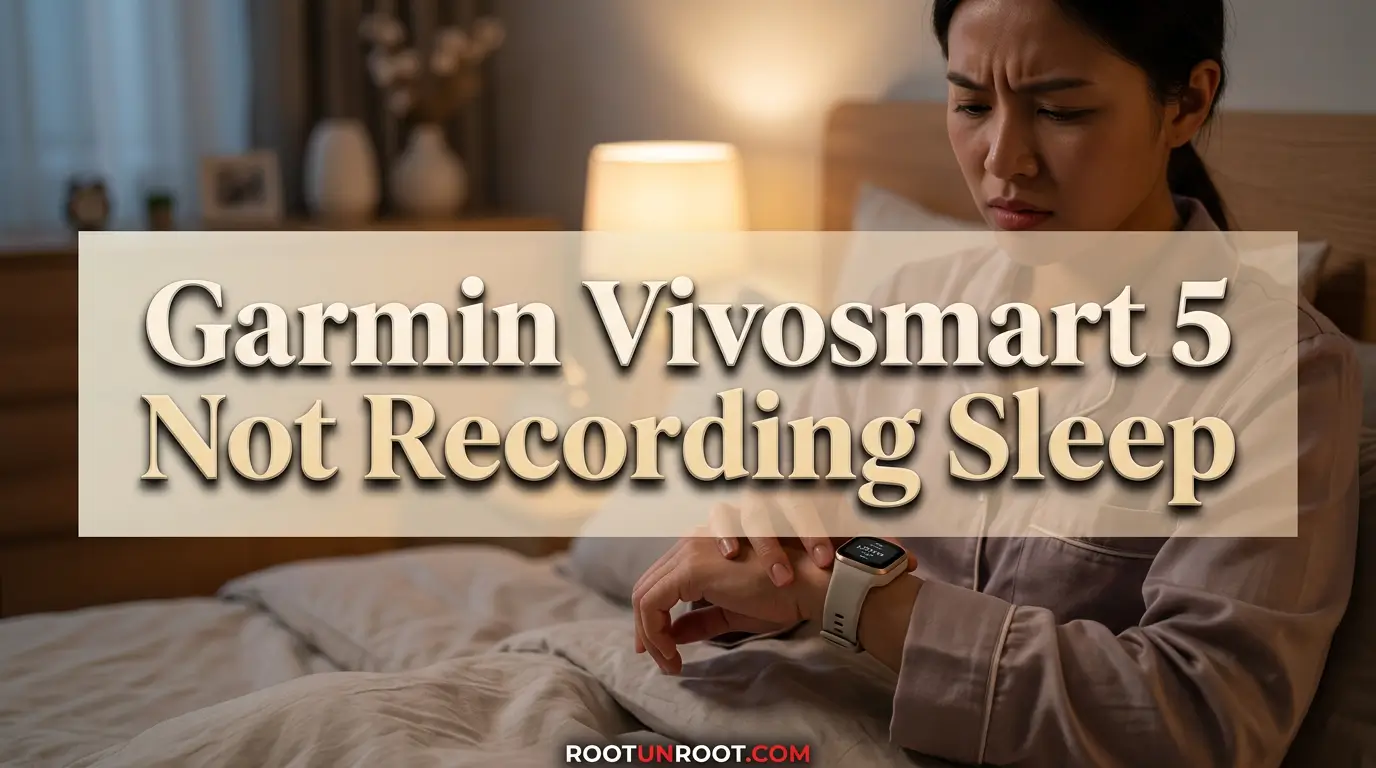 Garmin Vivosmart 5 Not Recording Sleep-FI