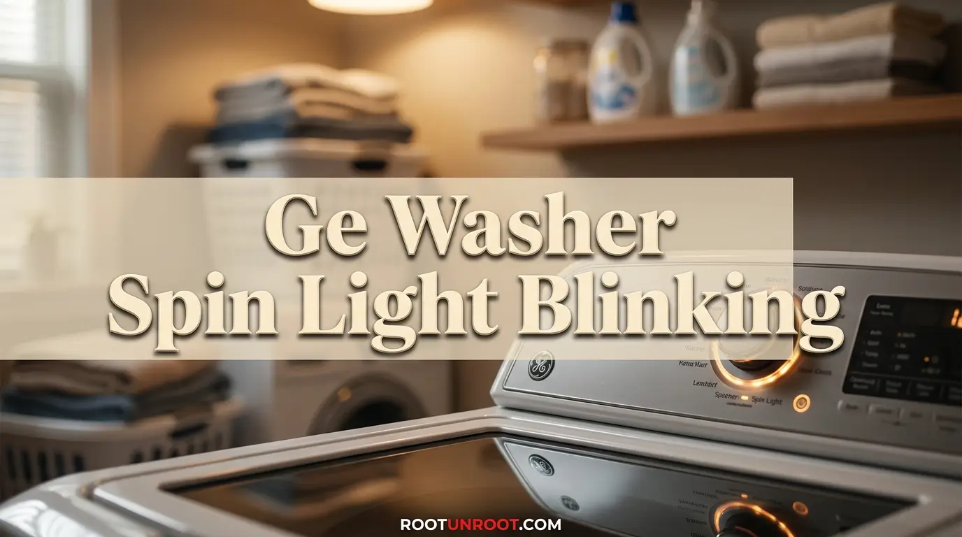 Ge Washer Spin Light Blinking-FI