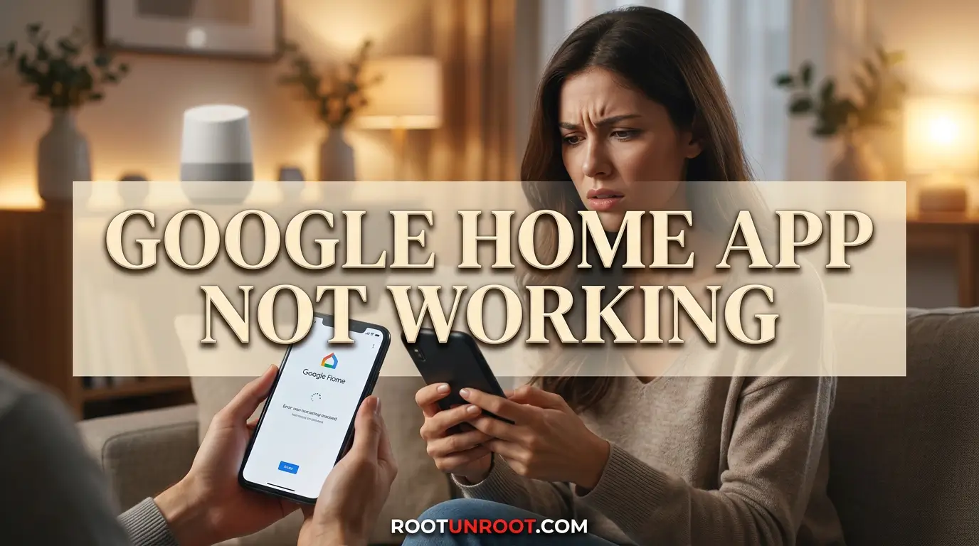 Google Home App Not Working-FI