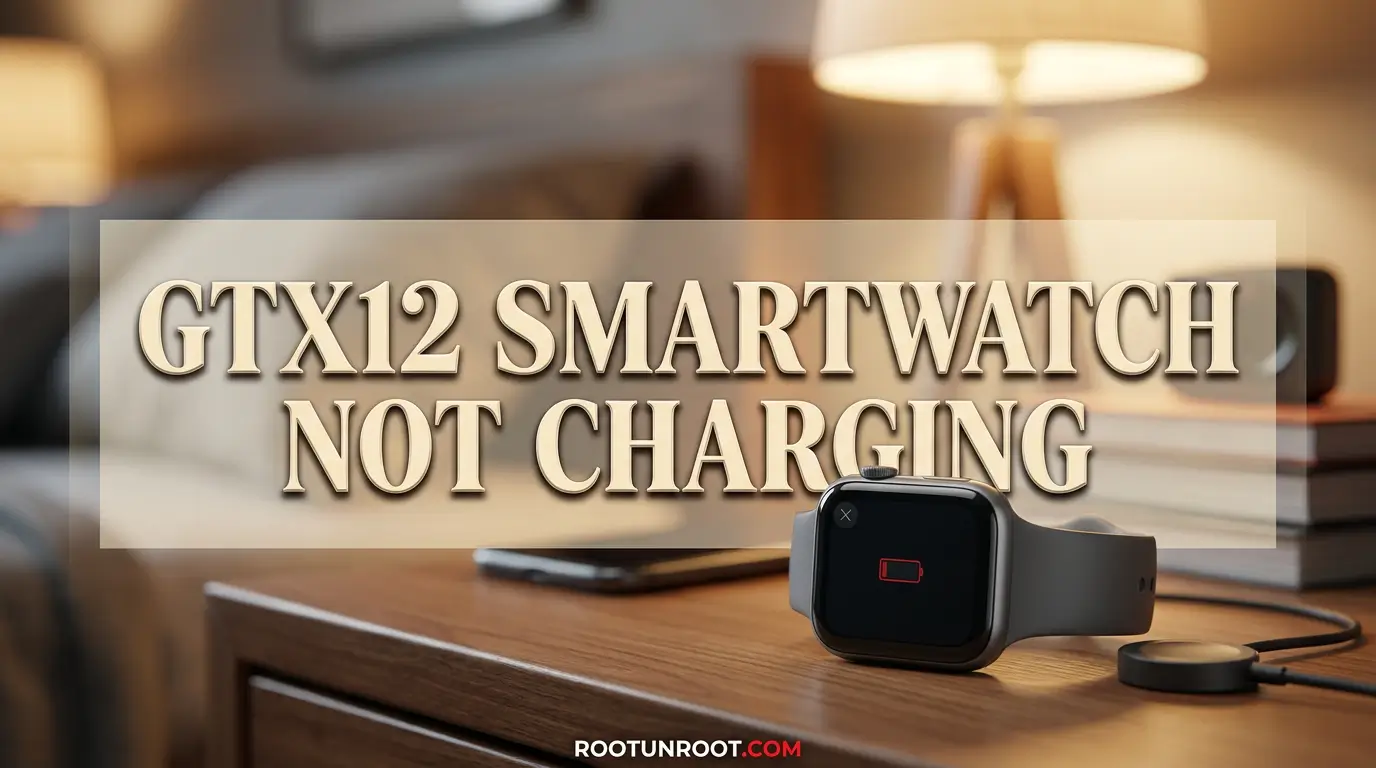 Gtx12 Smartwatch Not Charging-FI