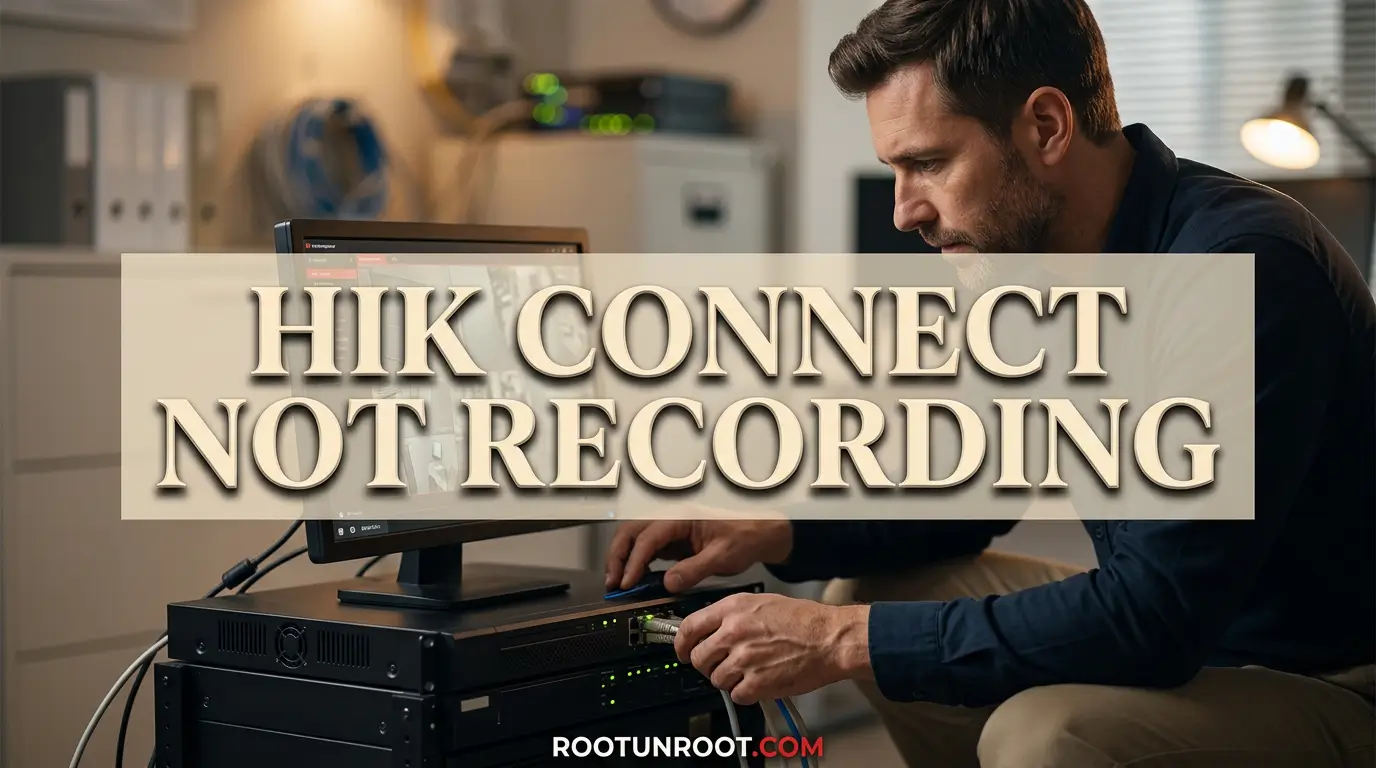 Hik Connect Not Recording-FI