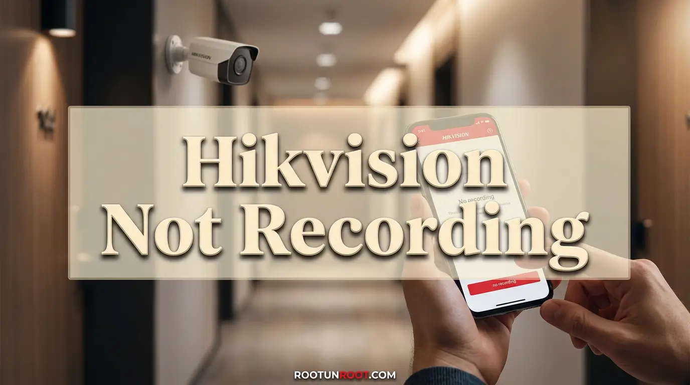 Hikvision Not Recording-FI