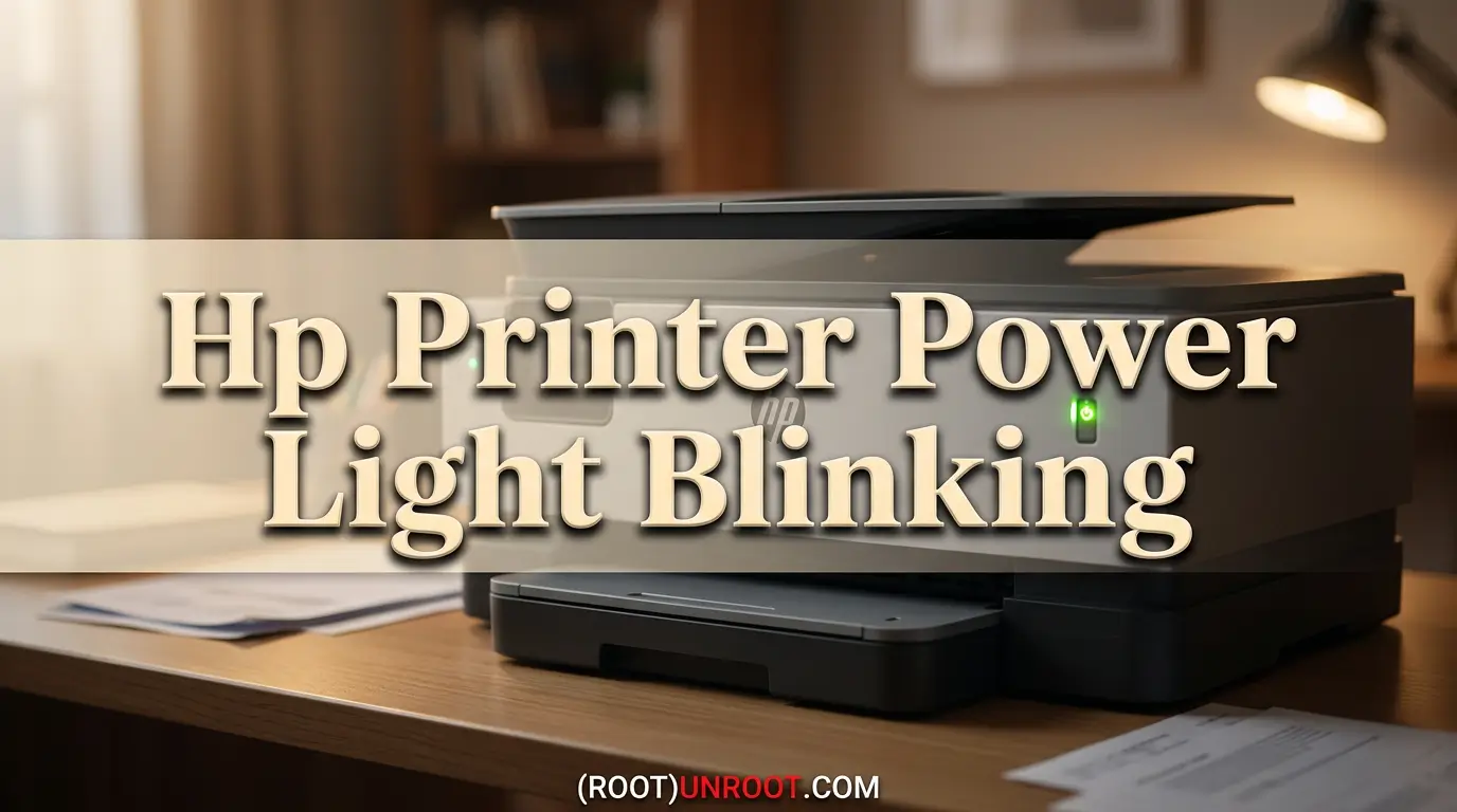 Hp Printer Power Light Blinking-FI