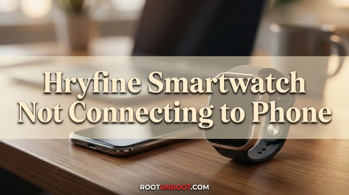 Hryfine Smartwatch Not Connecting to Phone-FI