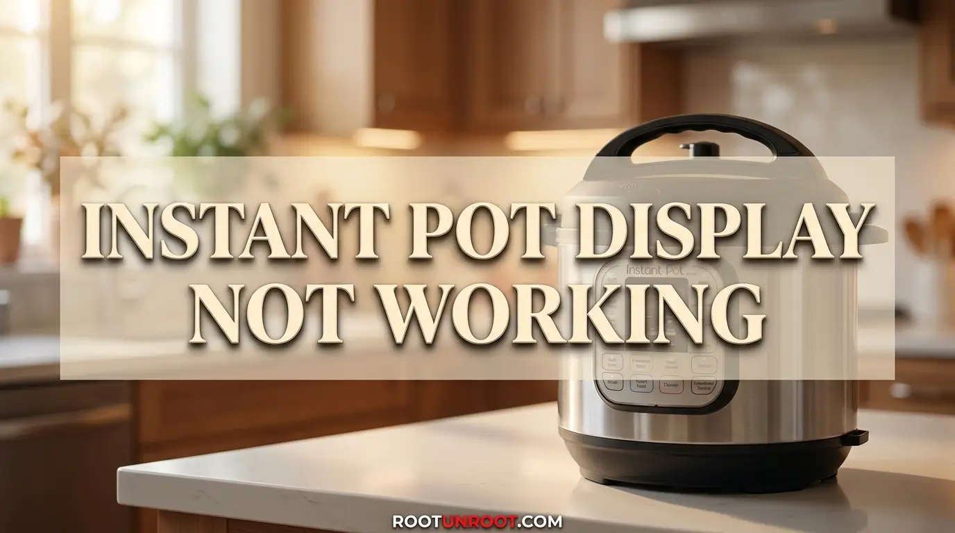 Instant Pot Display Not Working-FI