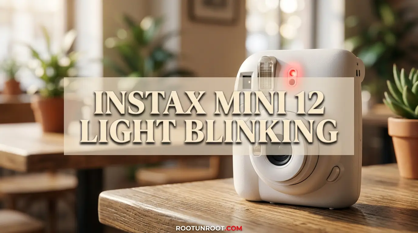 Instax Mini 12 Light Blinking-FI